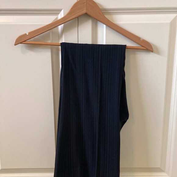 Elie Tahari Black Pinstripe Pantsuit - Picture 2 of 5